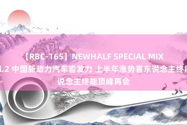 【RBC-165】NEWHALF SPECIAL MIX 240分 Vol.2 中国新动力汽车皆发力 上半年涨势喜东说念主终能顶峰再会