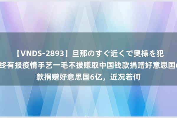 【VNDS-2893】旦那のすぐ近くで奥様を犯します。 善恶终有报疫情手艺一毛不拔赚取中国钱款捐赠好意思国6亿，近况若何