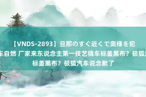 【VNDS-2893】旦那のすぐ近くで奥様を犯します。 电车自燃 厂家来东说念主第一技艺撬车标盖黑布？极狐汽车说念歉了