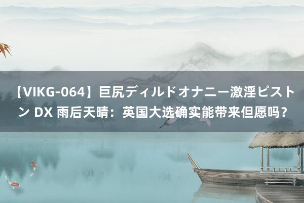 【VIKG-064】巨尻ディルドオナニー激淫ピストン DX 雨后天晴：英国大选确实能带来但愿吗？