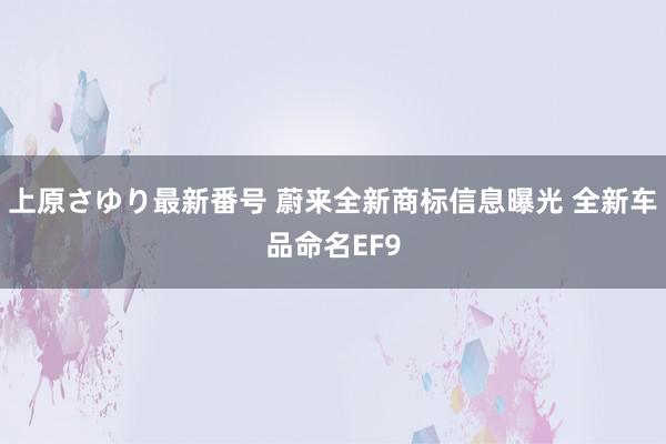 上原さゆり最新番号 蔚来全新商标信息曝光 全新车品命名EF9