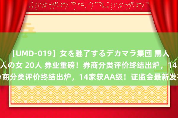 【UMD-019】女を魅了するデカマラ集団 黒人ナンパ エロくてイイ大人の女 20人 券业重磅！券商分类评价终结出炉，14家获AA级！证监会最新发布