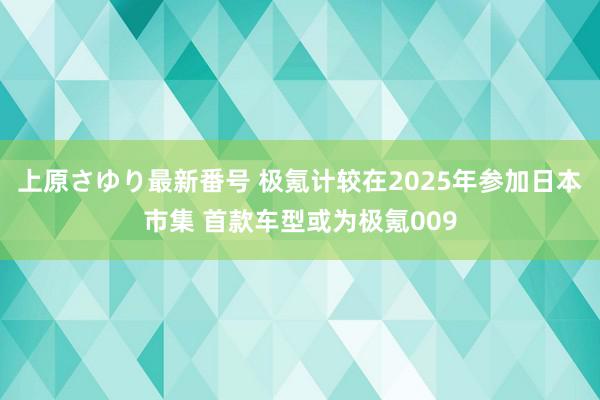 上原さゆり最新番号 极氪计较在2025年参加日本市集 首款车型或为极氪009