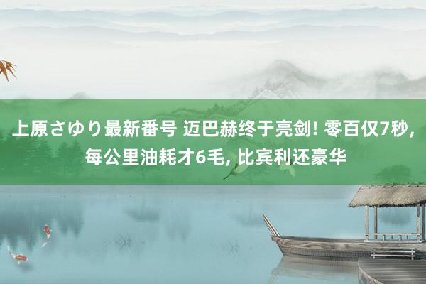 上原さゆり最新番号 迈巴赫终于亮剑! 零百仅7秒, 每公里油耗才6毛, 比宾利还豪华