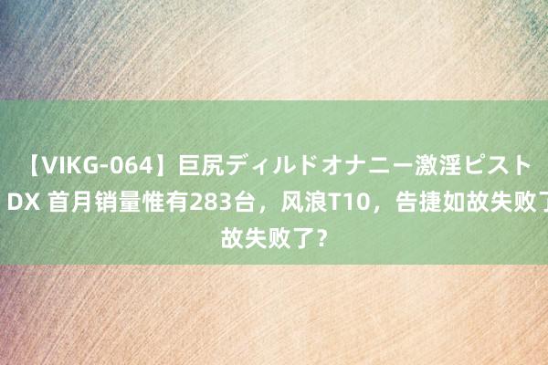 【VIKG-064】巨尻ディルドオナニー激淫ピストン DX 首月销量惟有283台，风浪T10，告捷如故失败了？